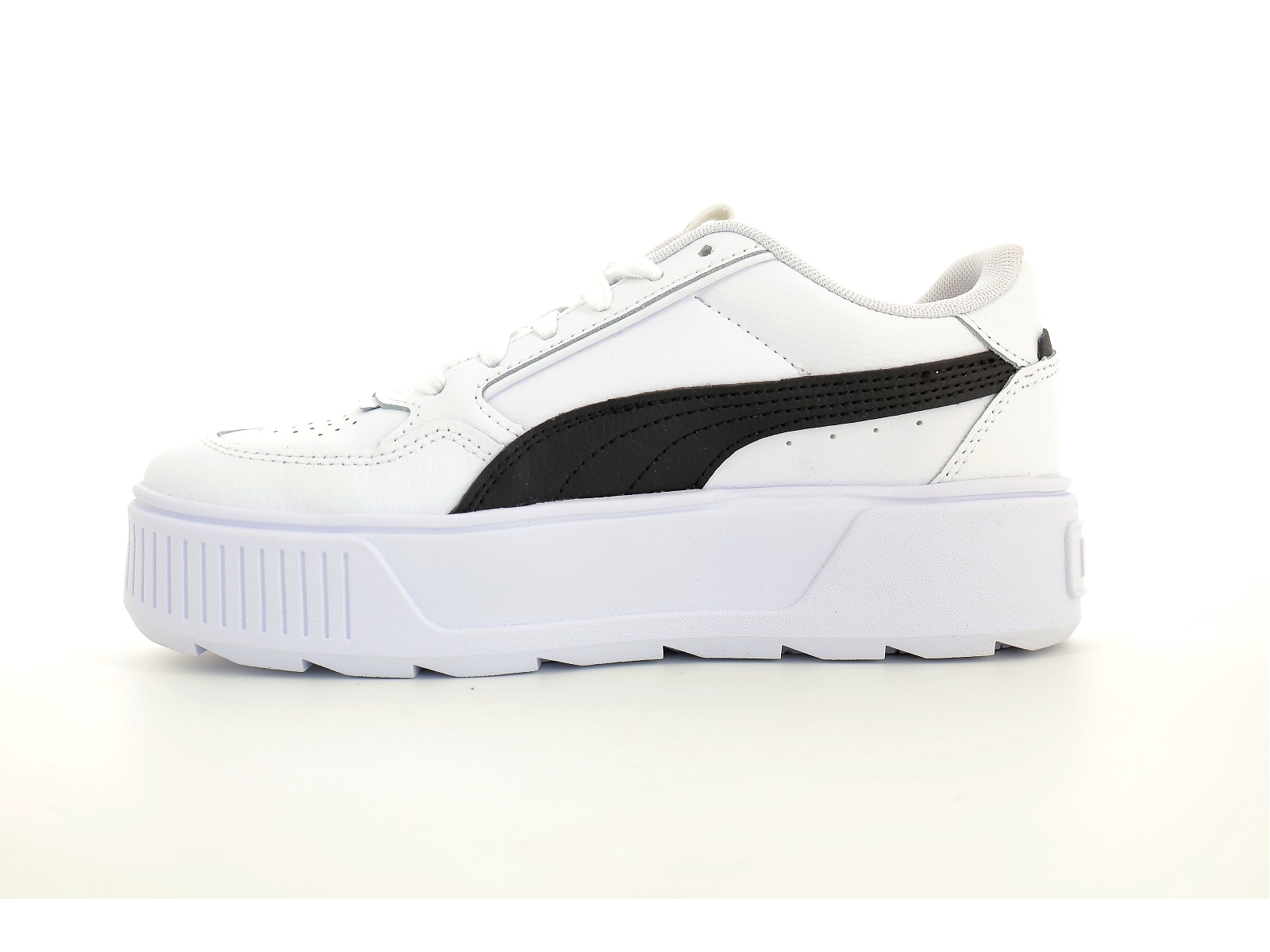 Puma-387212 Matières combinées Blanc Noir