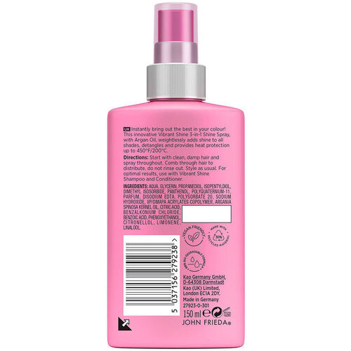 John Frieda - Vibrant Shine Spray Brillo