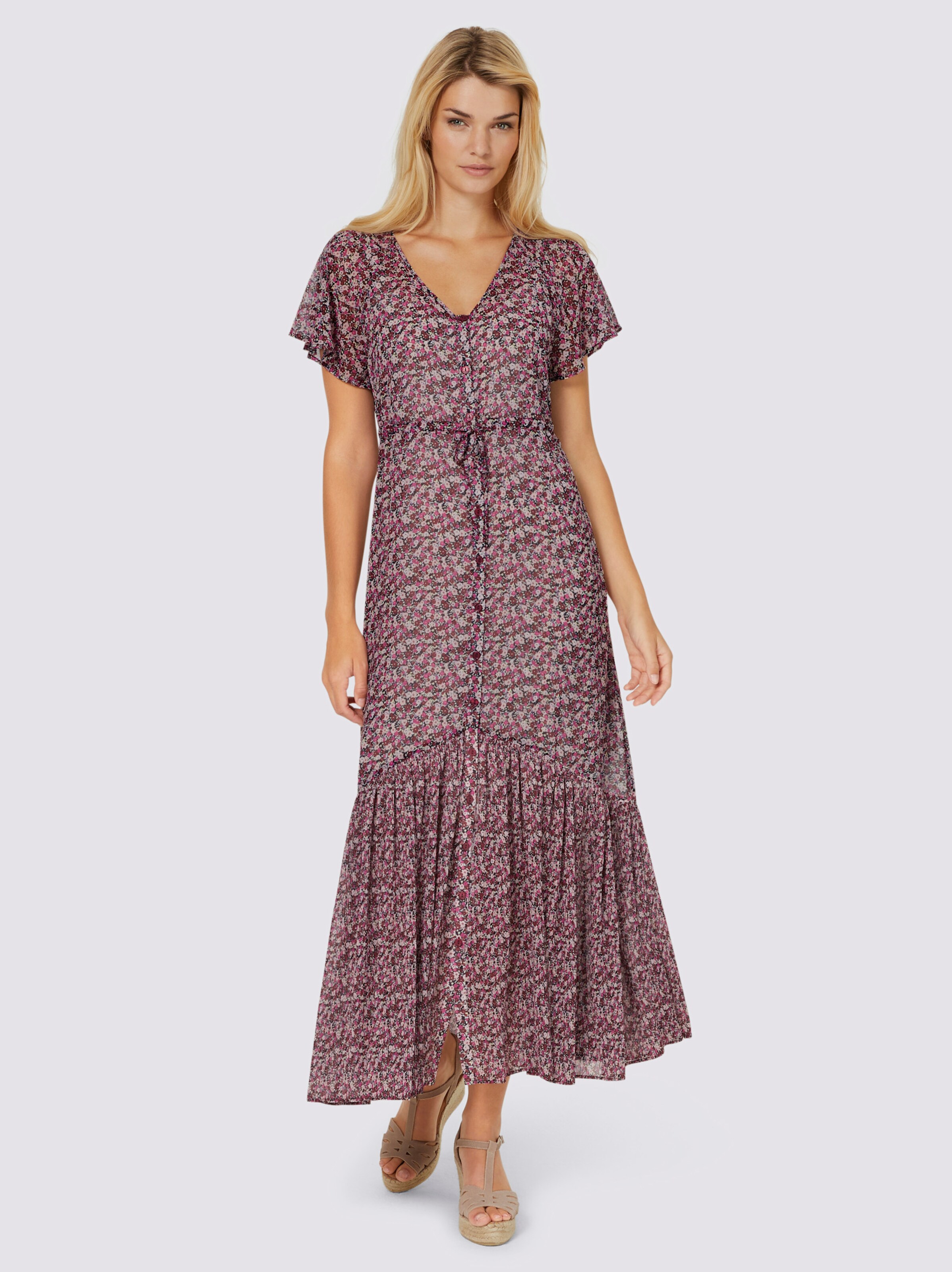 Druck-Kleid