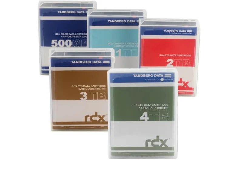 Overland-Tandberg 8824-RDX, RDX-patron, RDX, 4 TB, FAT32, NTFS, exFAT, ext4, Sort, 150 MB/s
