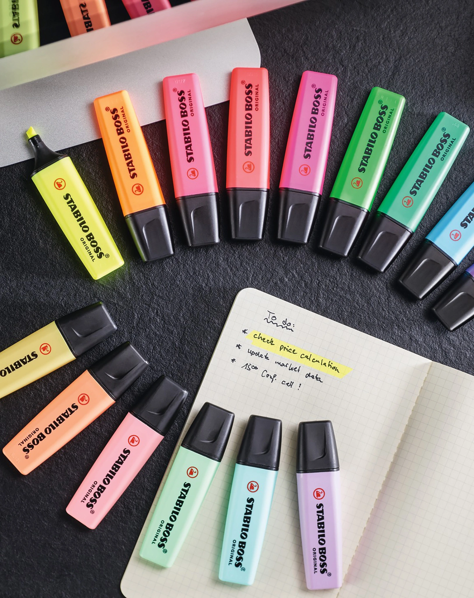 Textmarker STABILO® BOSS ORIGINAL 6er Pack
