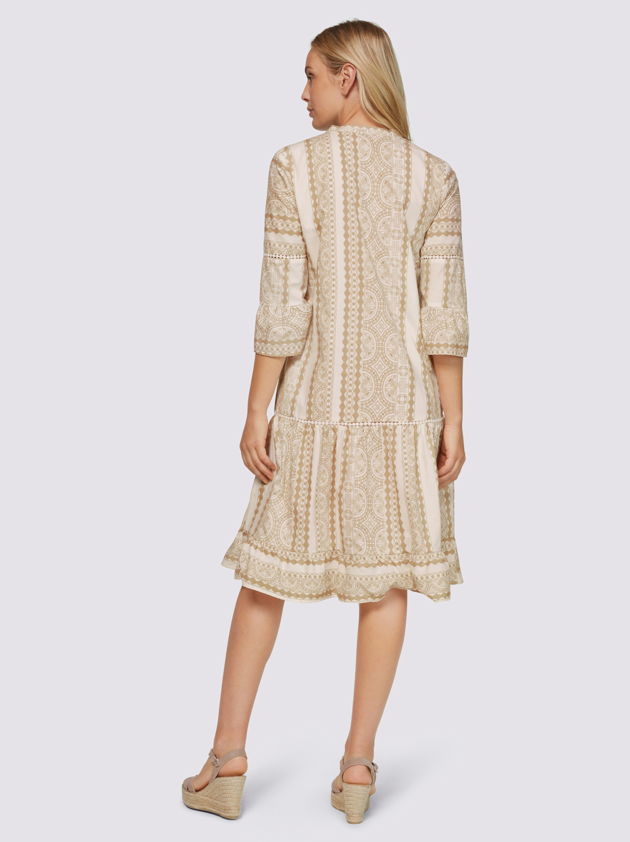 Druck-Kleid
