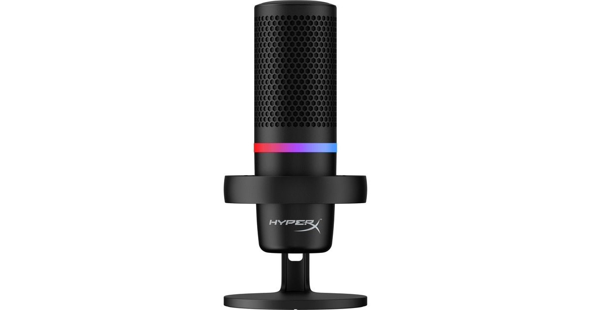 HyperXDuoCast microfoon  (Zwart, RGB led)