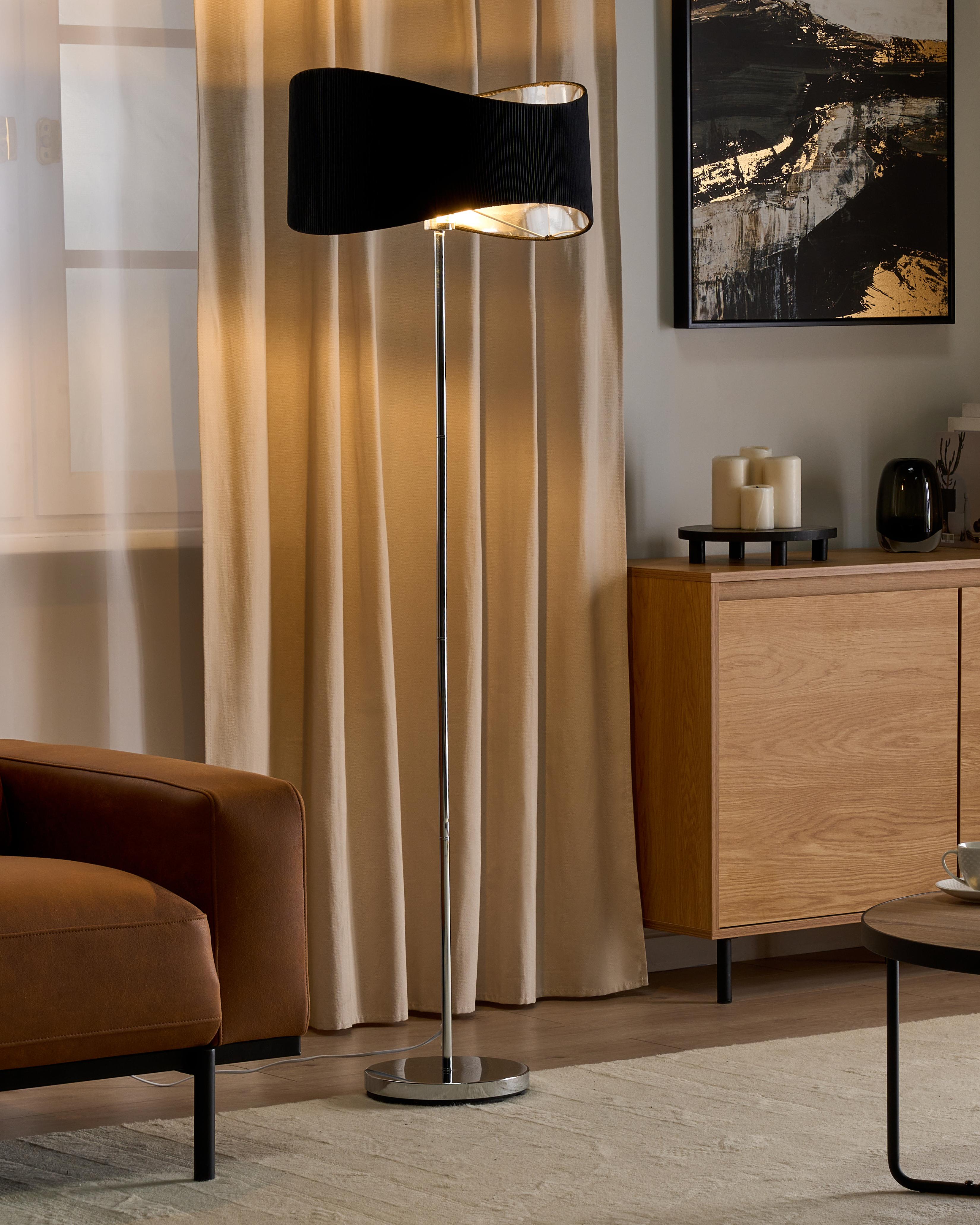 Staande lamp CALVILLO Metaal Zilver