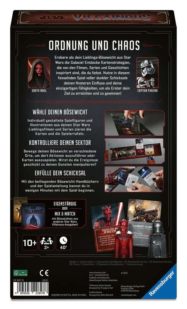 Ravensburger Spiel Star Wars Villainous: Endlich Rache