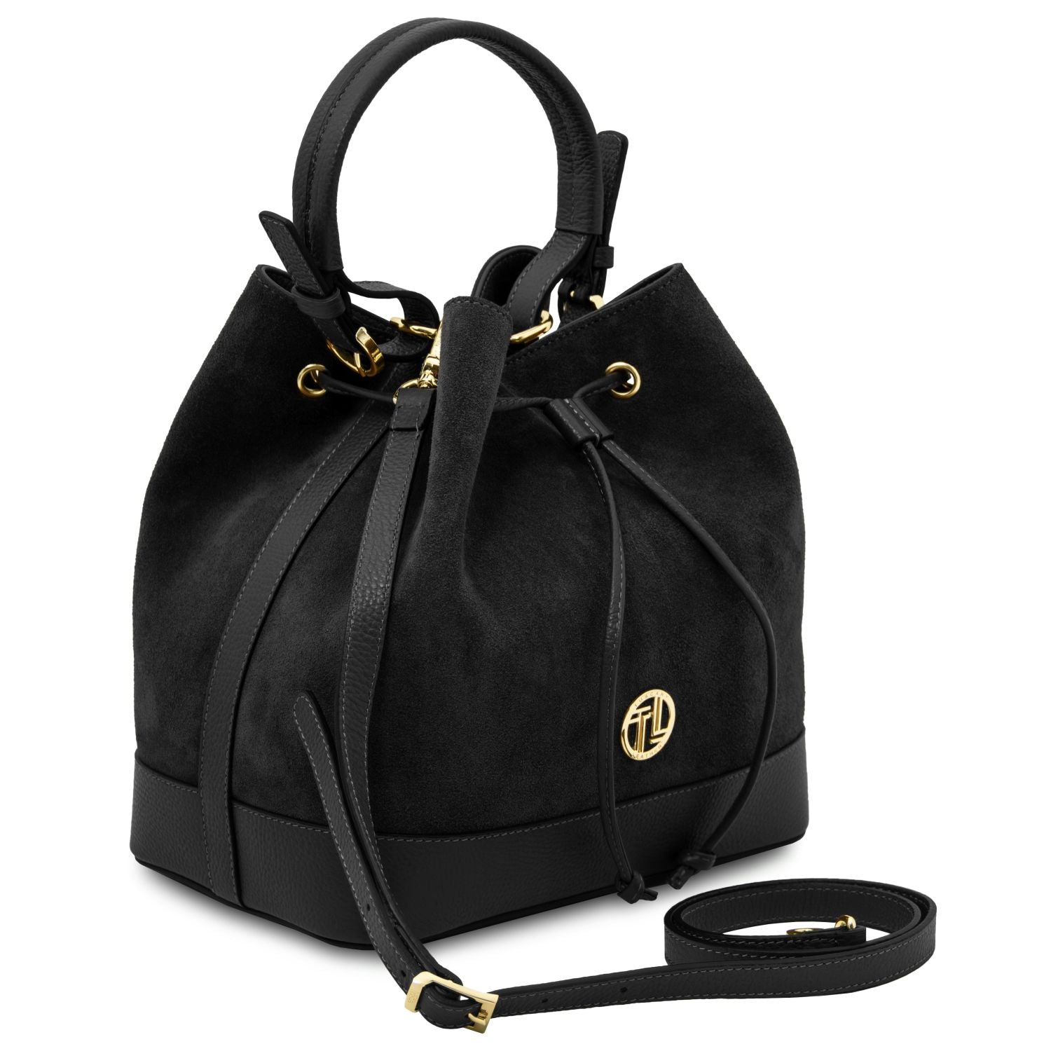 TL142476 – Minerva – leren bucket bag