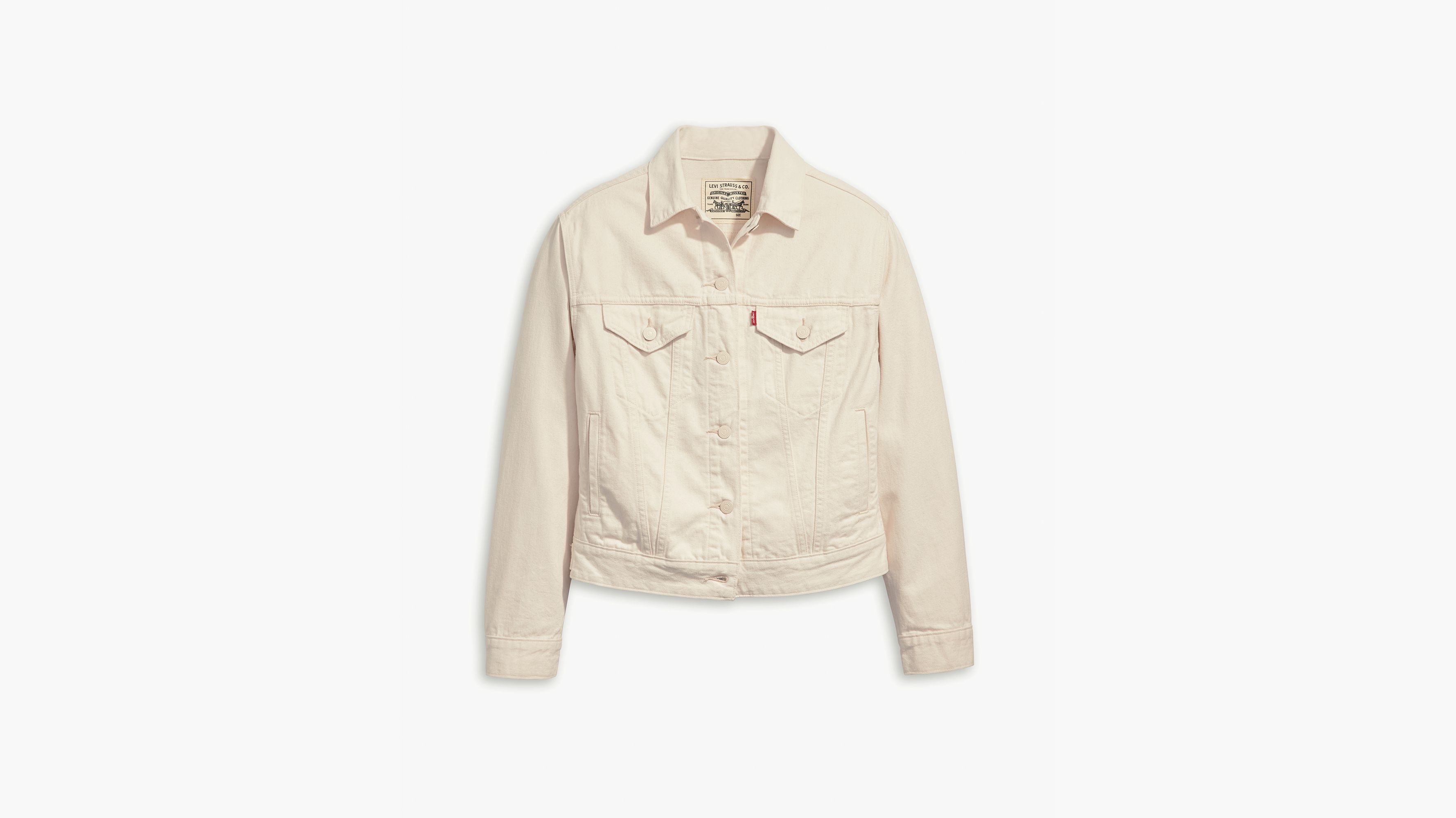 Levi's® WellThread® veste Trucker - Soft Ceramic - Blanc