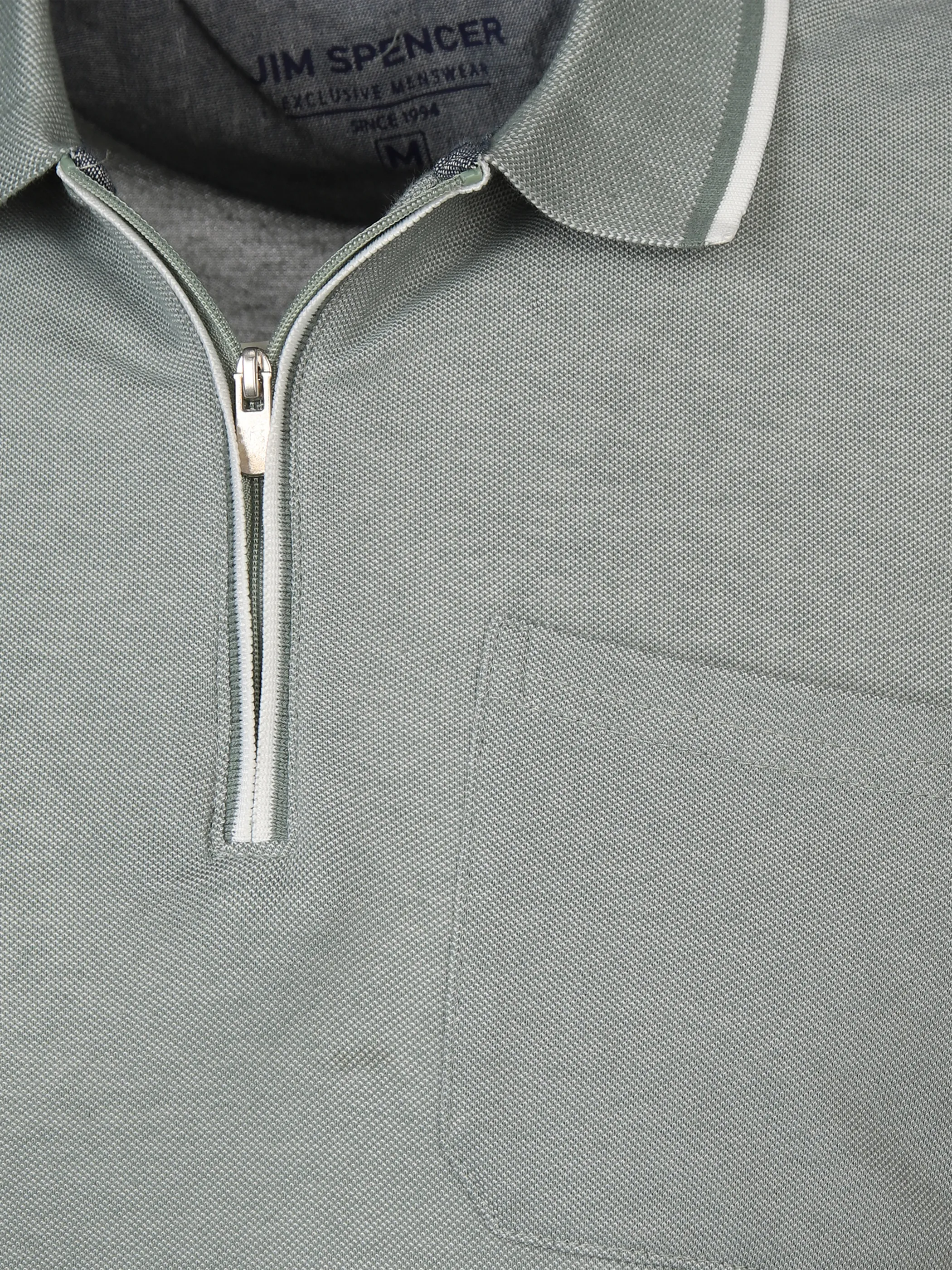 Herren Poloshirt mit Reißverschluss