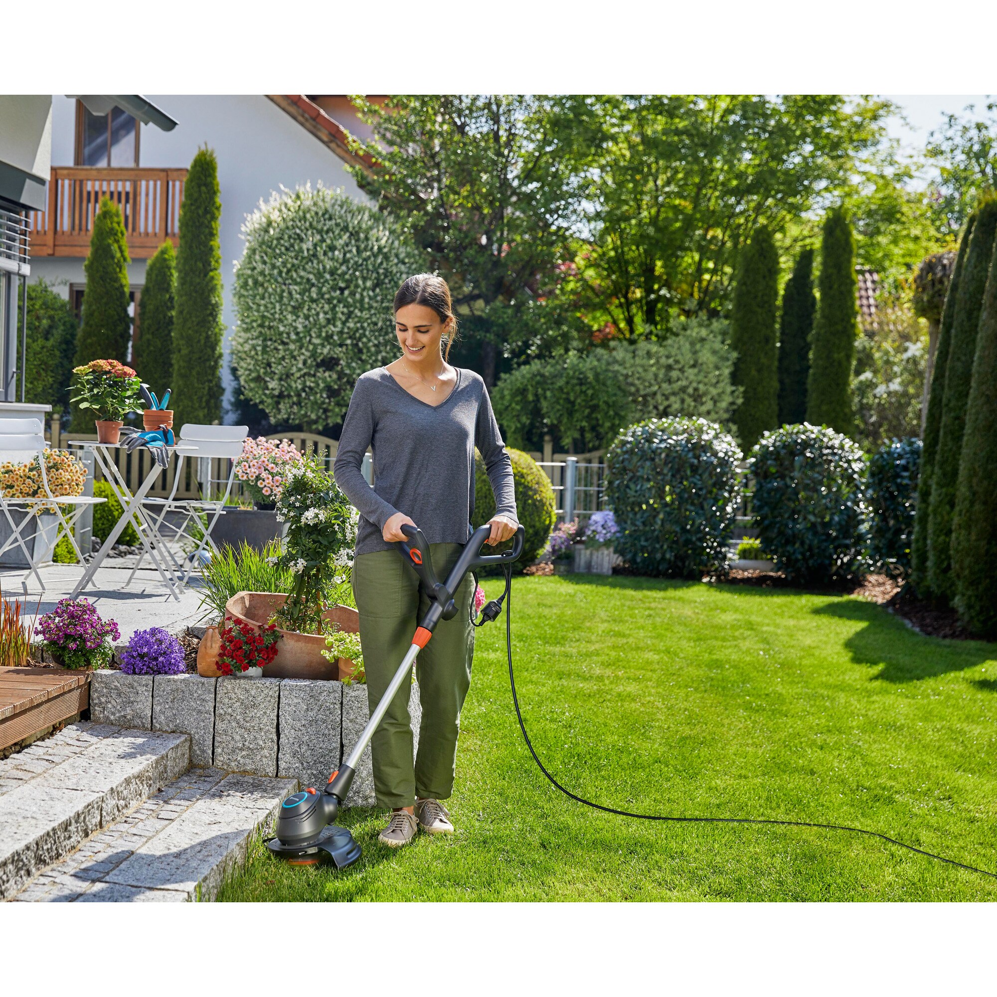 GARDENA Rasentrimmer Turbotrimmer ComfortCut 550/28