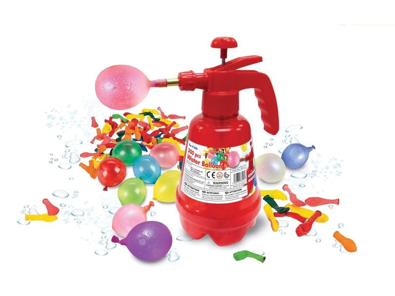 Totally Wasserbombenfüller mit 300 Wasserbomben assortiert Wasserspielzeug