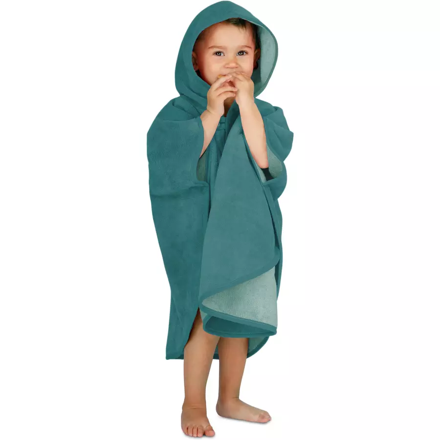 normani Kinder Badeponcho weich Melilla Blau