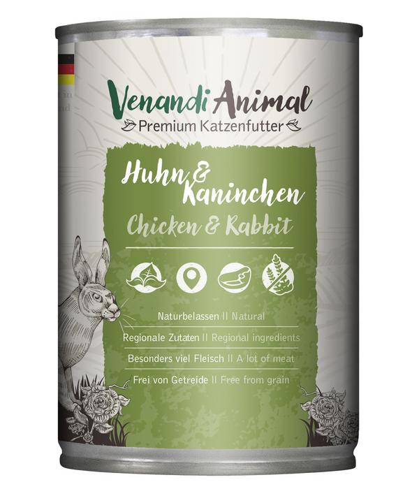 Venandi Animal Nassfutter für Katzen Adult,