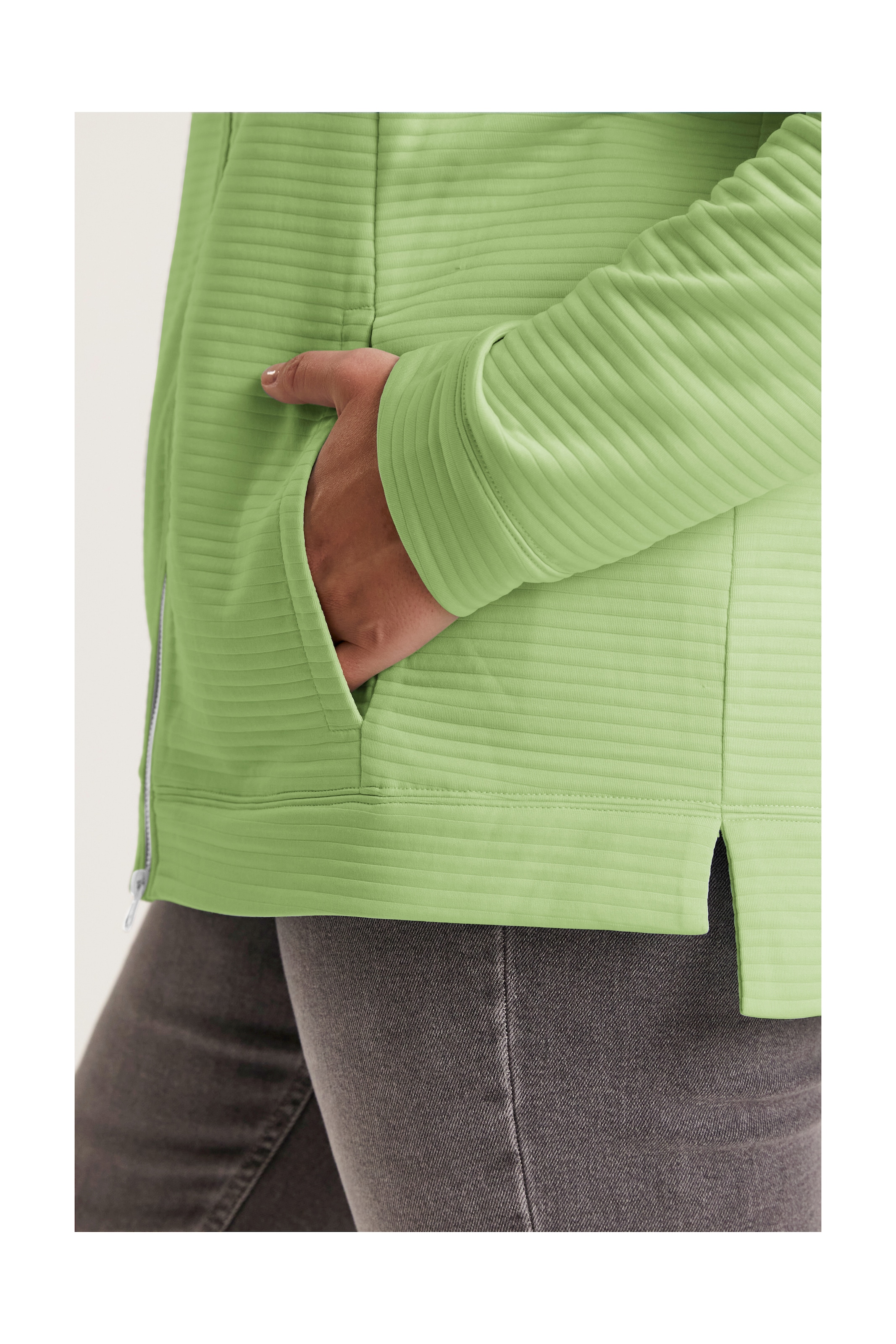 STOY Strickjacke »STS 13 WMN FLX JCKT« Leichte Powerstretchjacke mit 4-Wege-Stretch und Kinnschutz