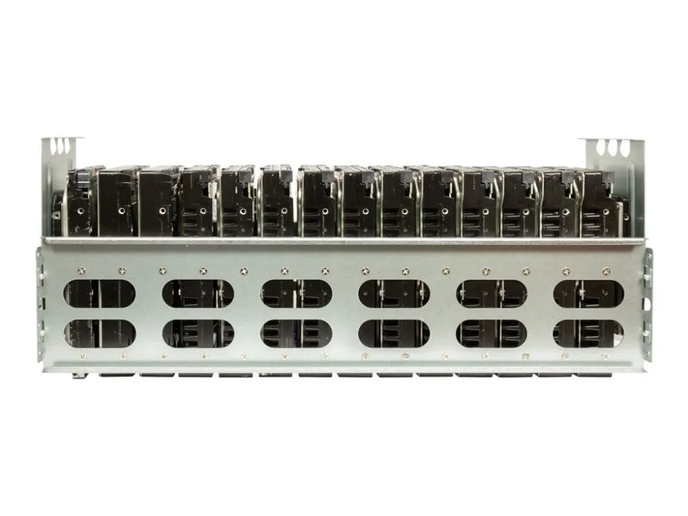 Inter-Tech 4F28 Mining - Rack-monterbar - 4U - udvidet ATX - ingen strømforsyning (ATX) - USB