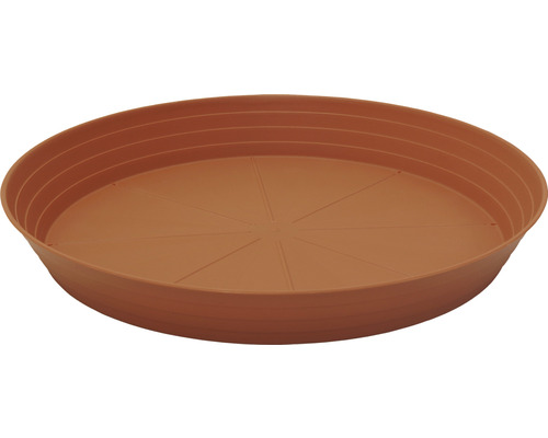 Primavera kunststof schotel, Ø 24 cm, terracotta