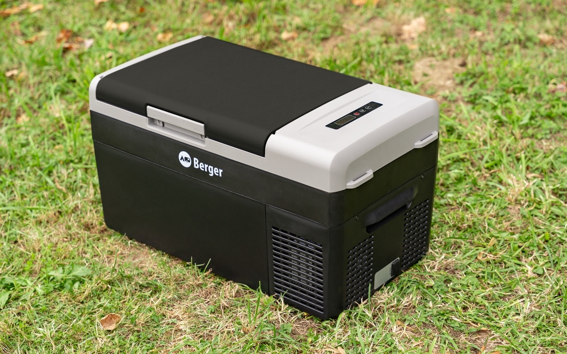 Berger MC 20 Kompressor Kühlbox mit Tiefkühlfunktion 12V 24V 230V 20 Liter