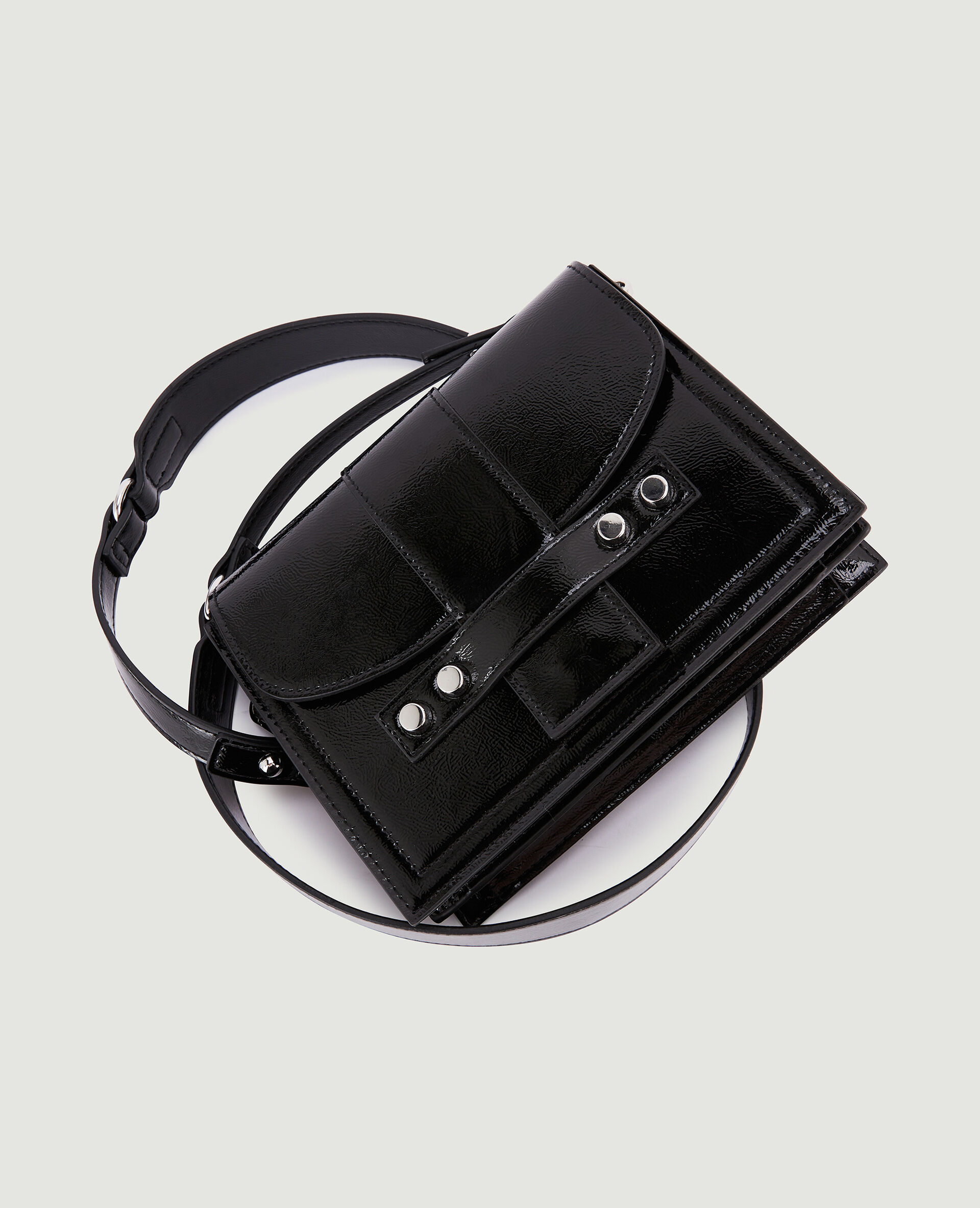 Sac boxy avec clous - Noir