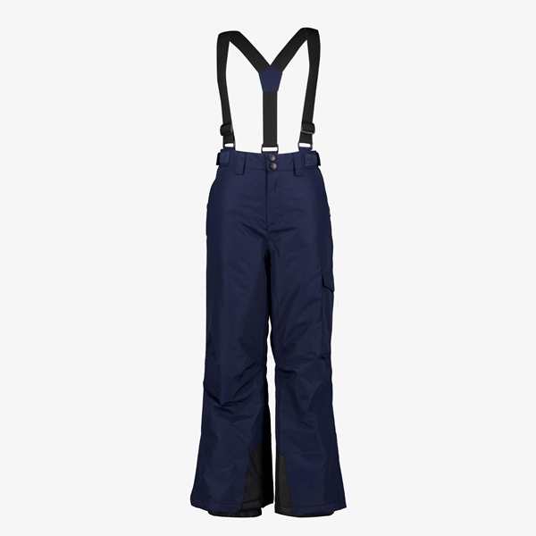 Mountain Peak kinder skibroek met bretels blauw