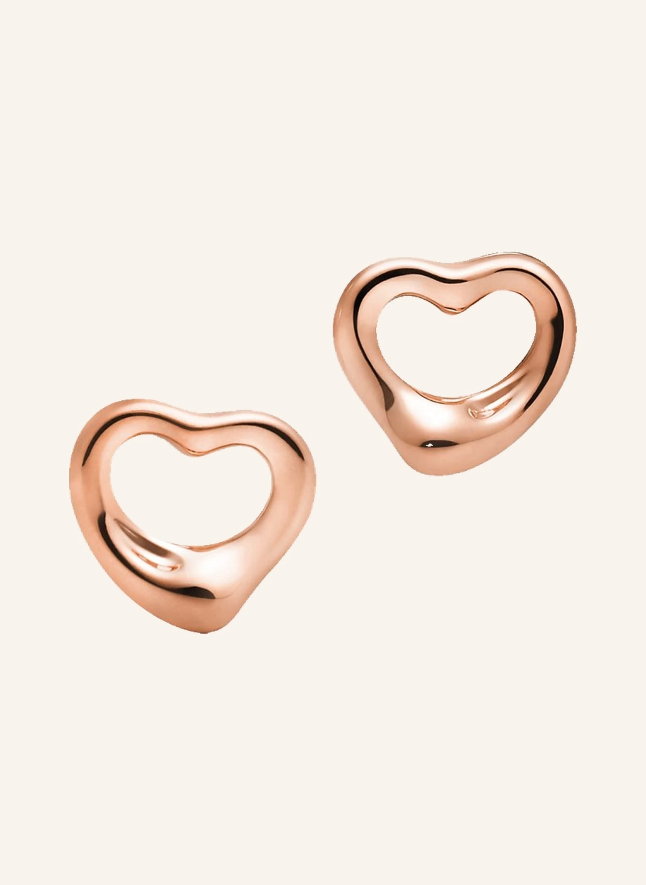 TIFFANY & Co. Elsa Peretti® Open Heart OHRRINGE aus 18 Karat Roségold