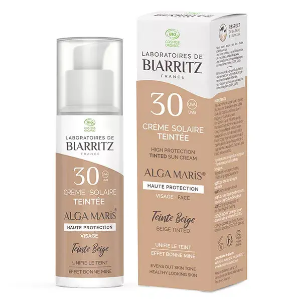 Laboratoires de Biarritz Creme Solar FPS30 Bege Bio 50ml