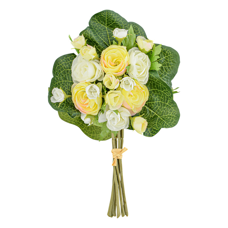 Bouquet artificiel de renoncules