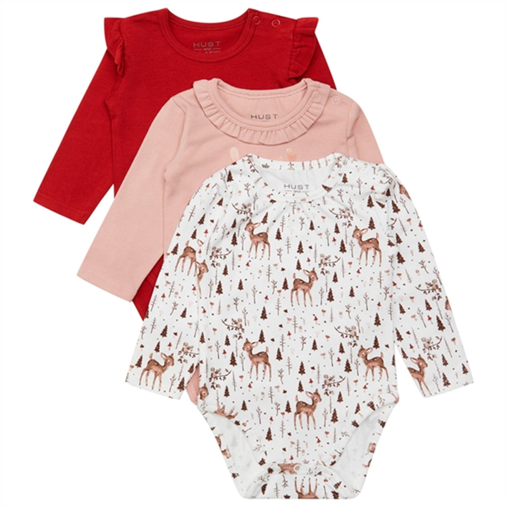 Baby Sugar Blue Body 3-pak - Hust & Claire