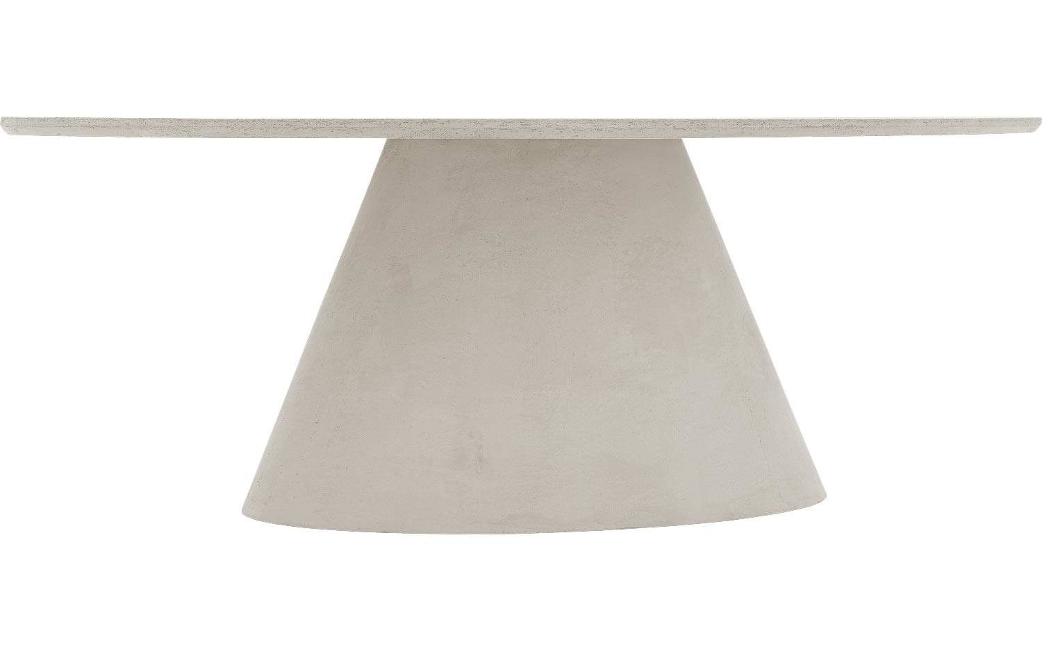 Bogard beton tafel ovaal | Light-grey Bogard Ovale beton tafel | Light-grey 220 cm