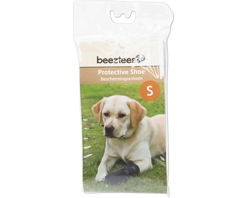 Pootbeschermer S beetztees hond - beschermschoen 2 stuks, neopreen met imitatieleren zool, pootmaat ca. 5,5 x 6 cm