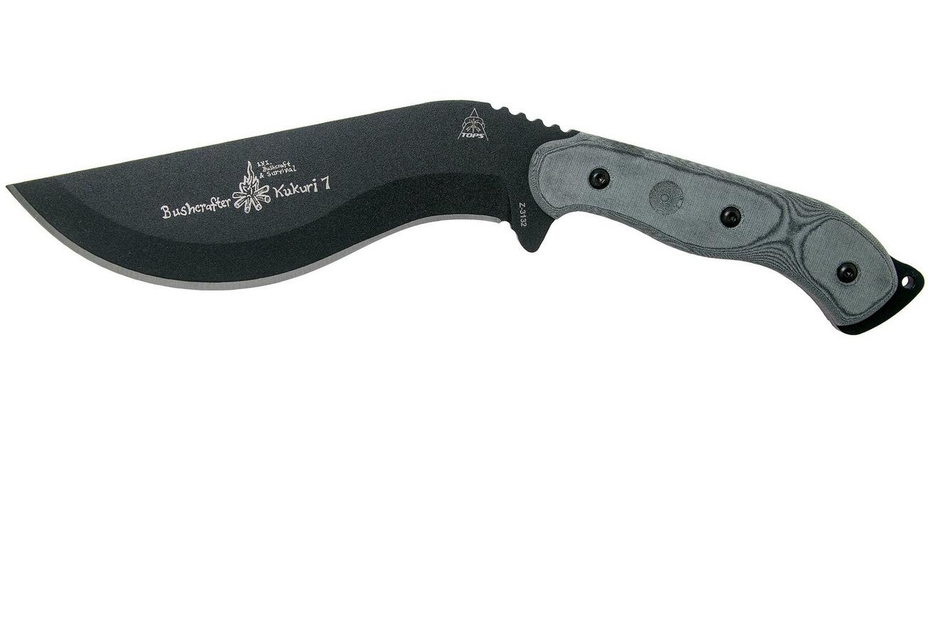 TOPS Knives Bushcraft Kukri 7.0 kapmes, BKUK-01