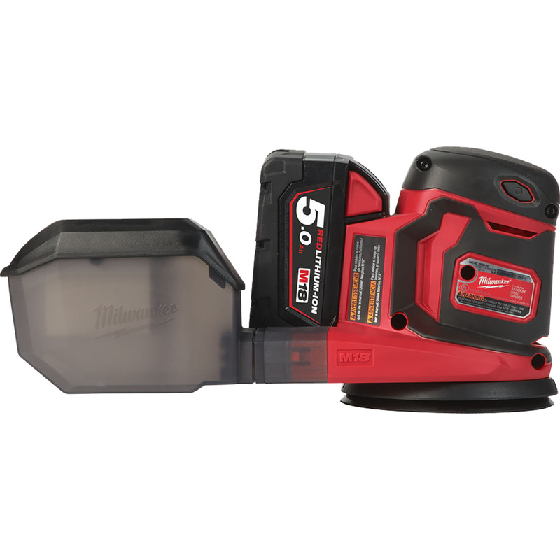 Milwaukee M18 BOS125-0 accu excentrische schuurmachine (body) 18V Li-ion