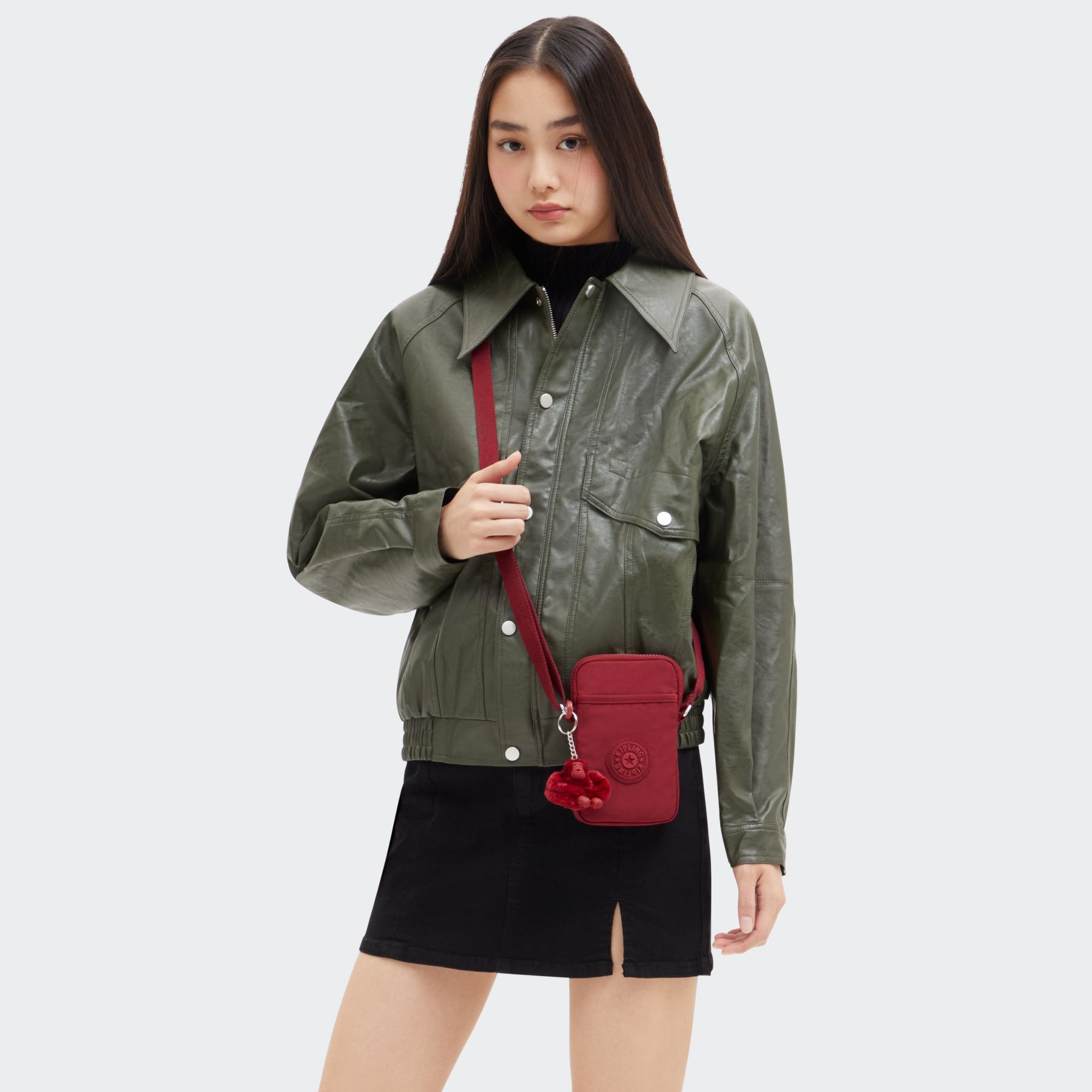 TALLY Sac pour Téléphone avec Bandoulière Ajustable - Funky Red