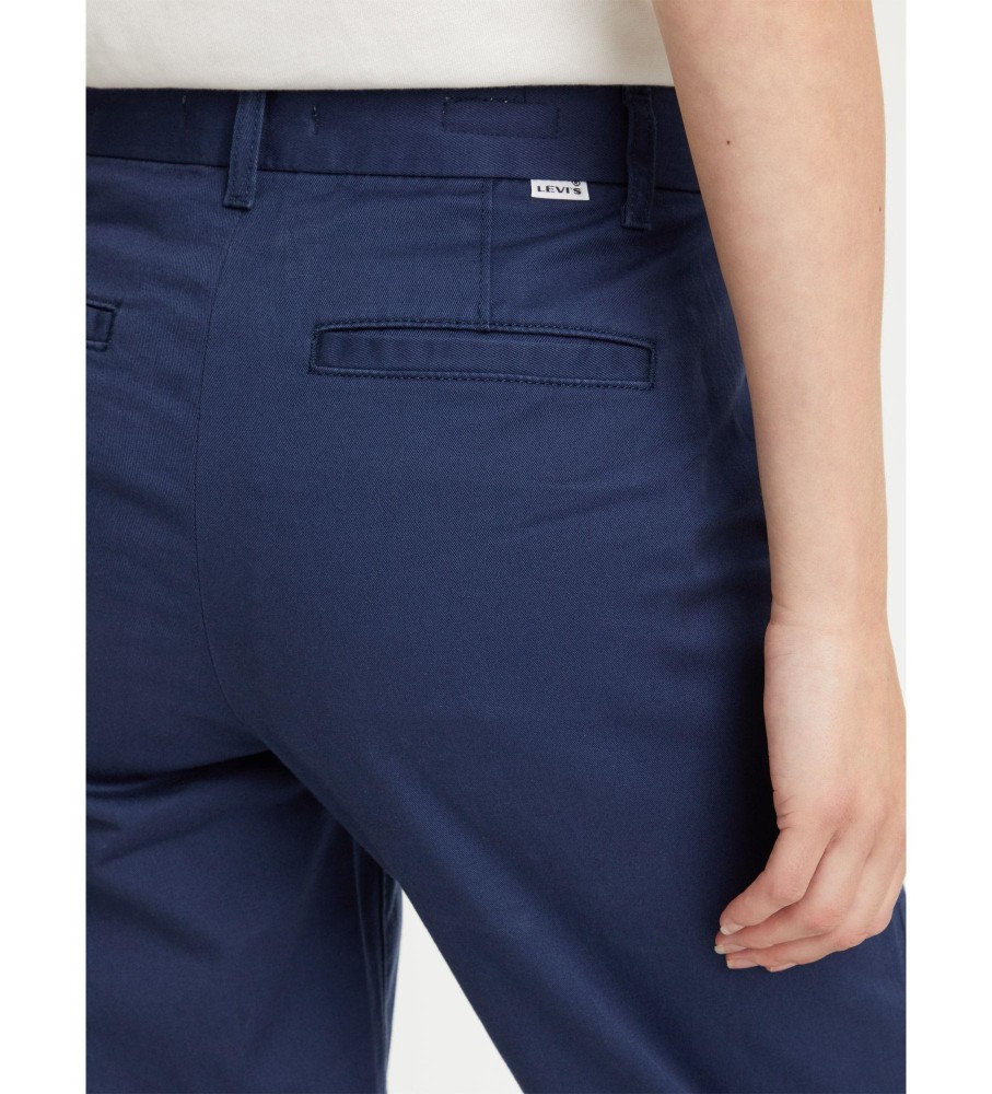 Calça chino Levi's Essential, azul marinho