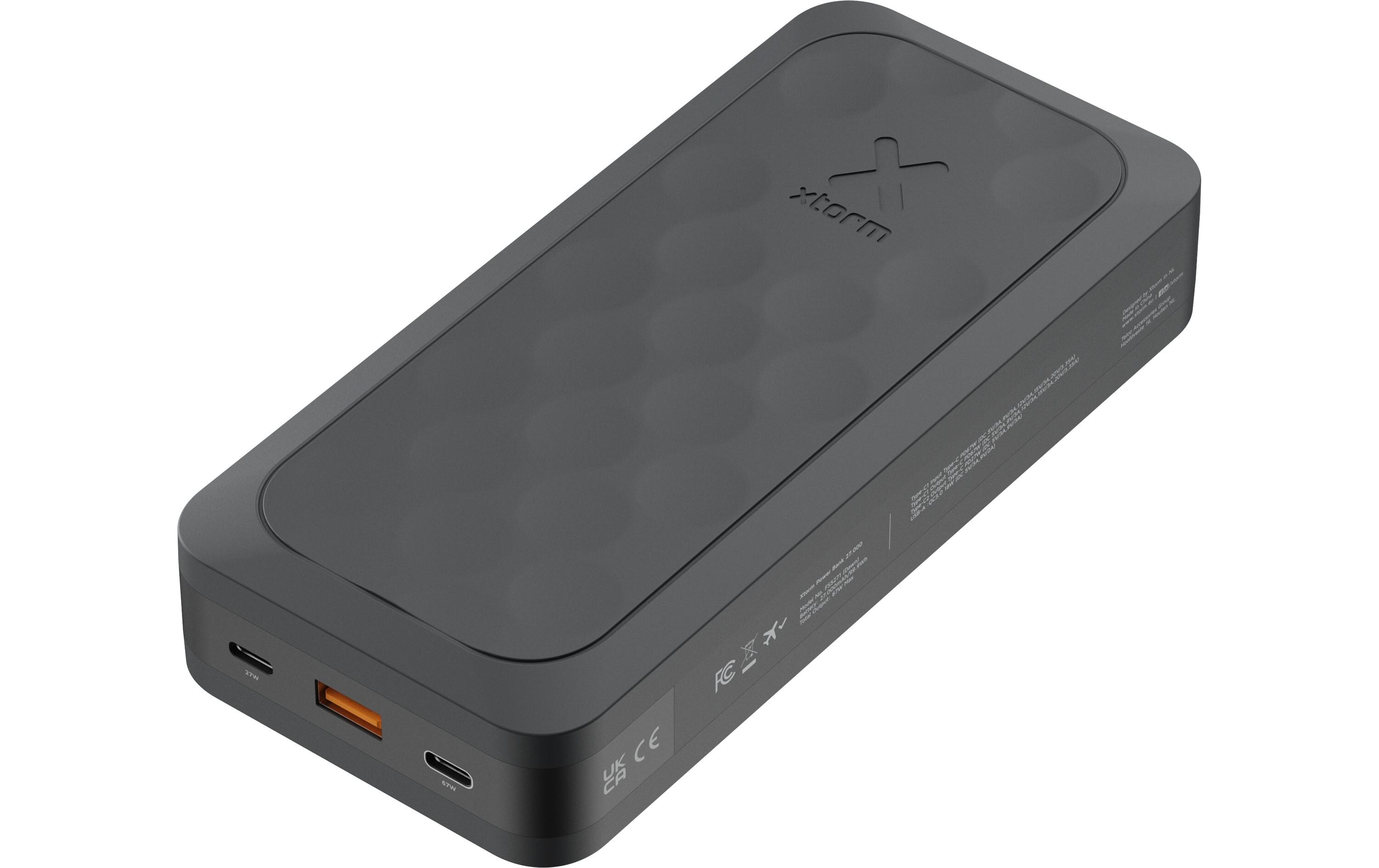 Powerbank Fuel Series 5 FS5271 27000 mAh, Schwarz2x USB-C, 1x USB-A Fuel Series Midnight Black