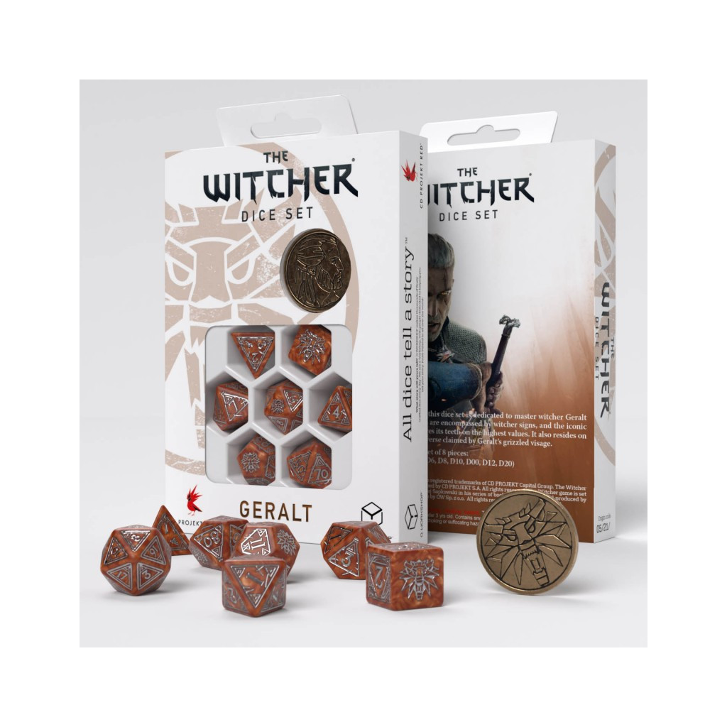 The Witcher Dice Set - Geralt - The Monster Slayer