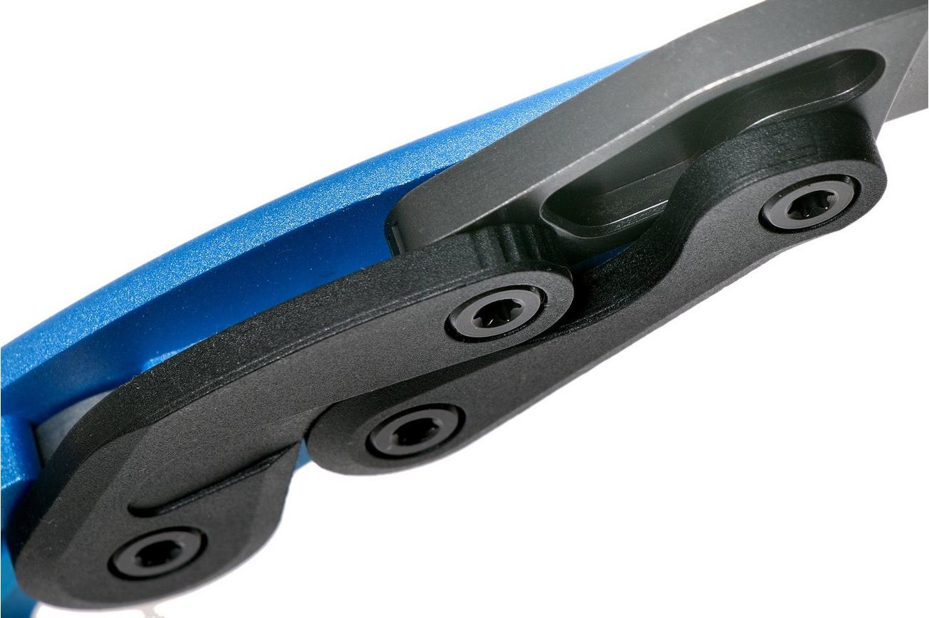 CRKT Provoke Blue Metallic 4041B zakmes, Joe Caswell design