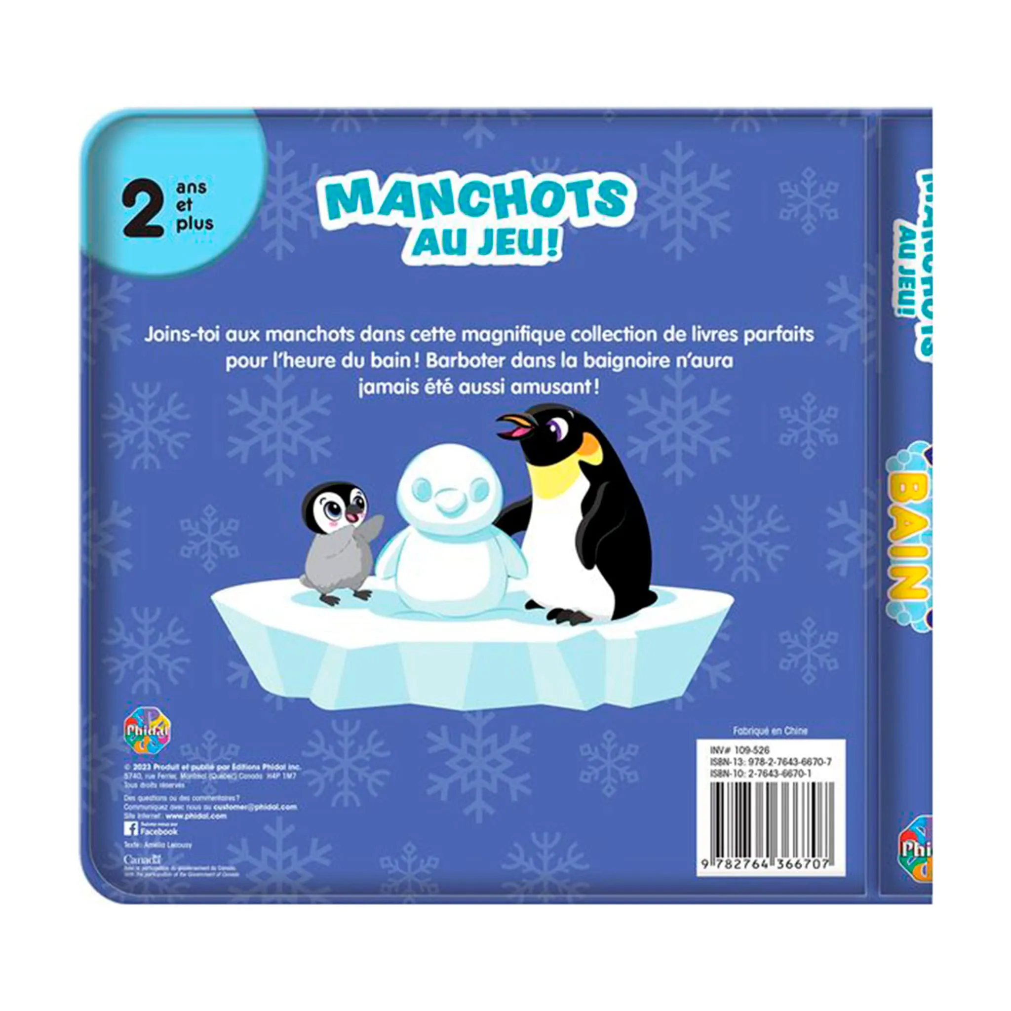 Prologue Manchots au jeu - L'heure du bain