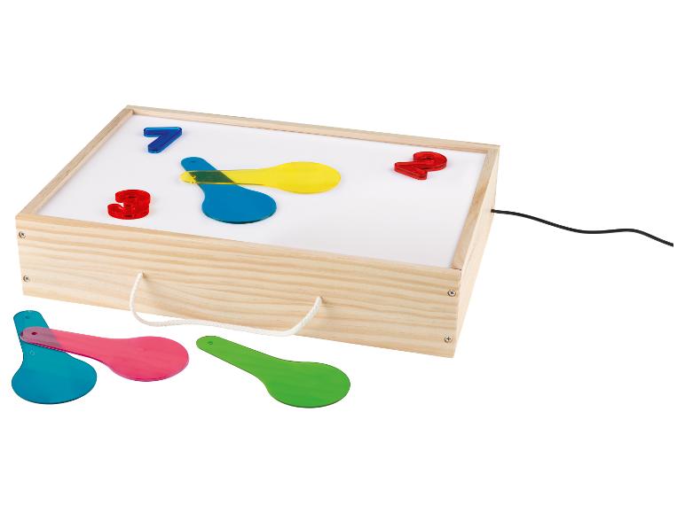 Houten lichtbox