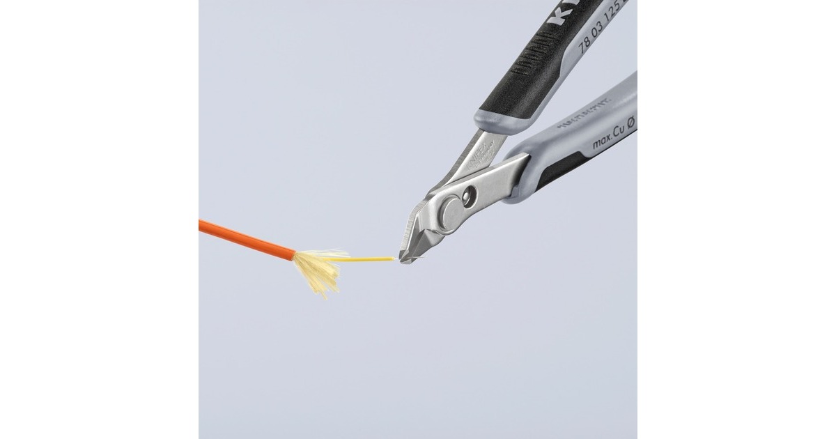 KNIPEXElectronic Super Knips ESD 78 13 125 ESD  elektronica-tang  (Grijs)