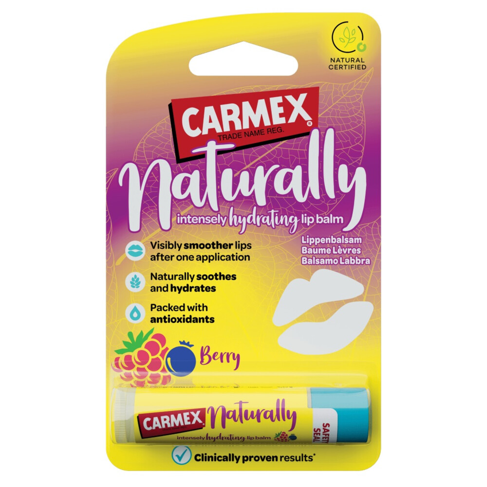 Carmex Lippenbalsem Naturally Berry4,25 gr