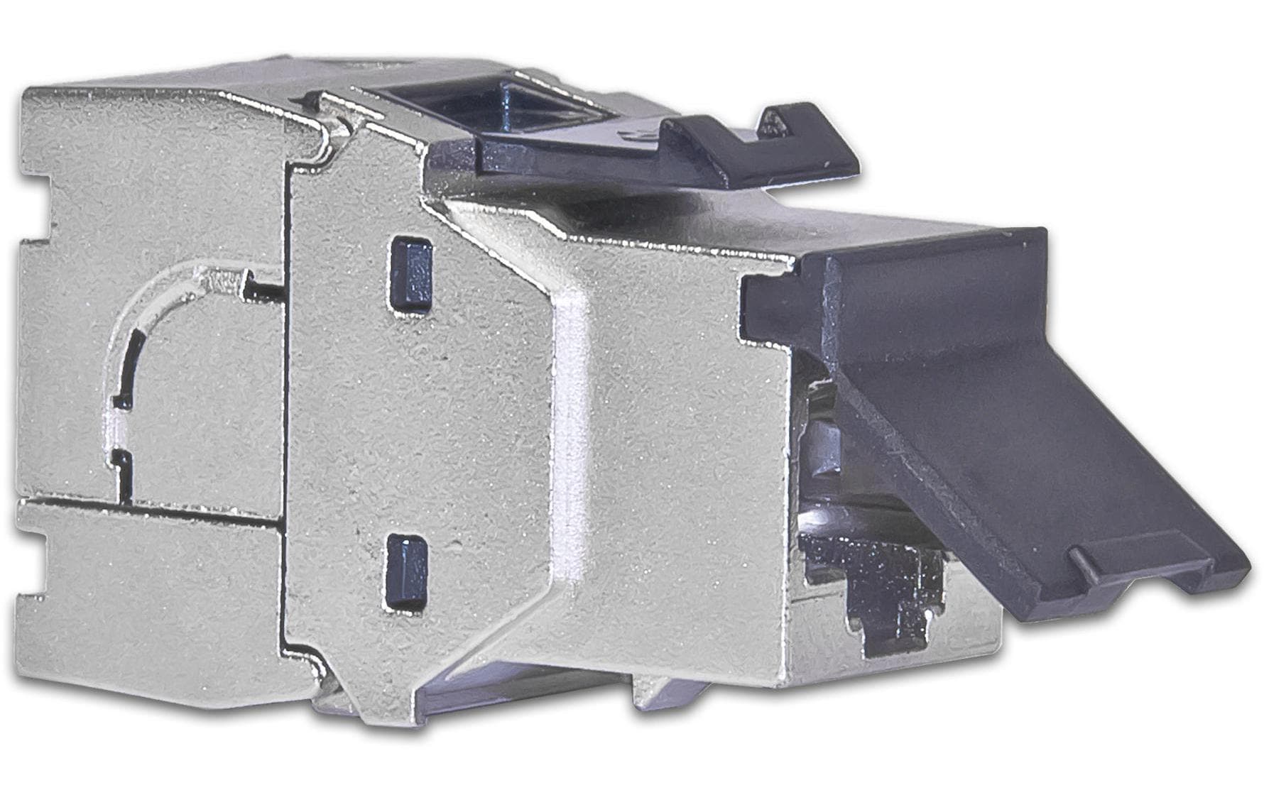Keystone-Modul Cat.6A, RJ-45, STP 90° gewinkeltKeystone-Modul