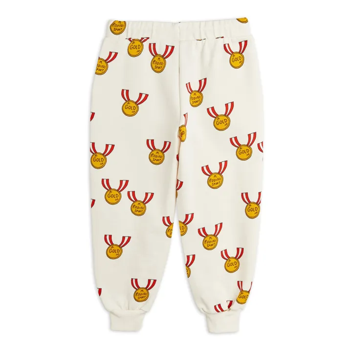 Mini Rodini Jogger Médaille Coton Bio | Ecru