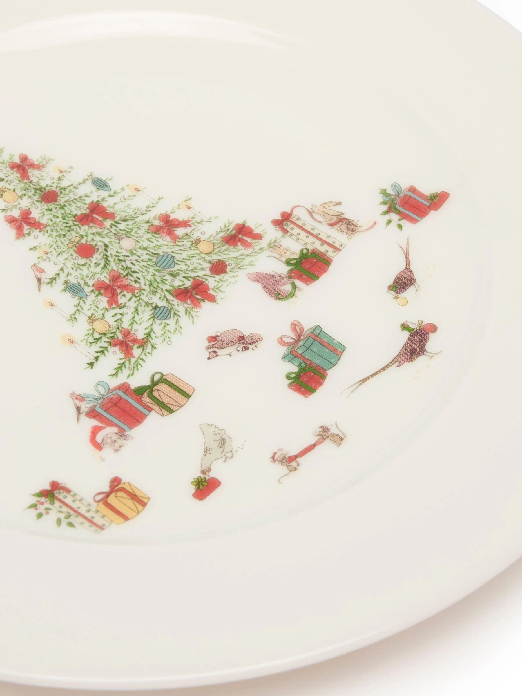 Sophie Allport Cosy Kerstmis China Bijgerecht Bord