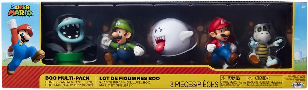 SUPER MARIO - PACK DE 5 FIGURINES 6.35 CM