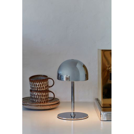 Sirius Tim Genopladelig Bordlampe, Chrom