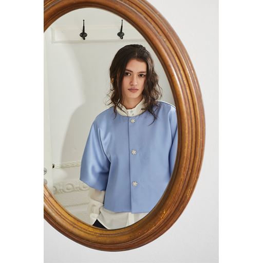 PBO Maison Bluse, Blue Stone, 36