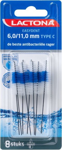 Lactona Ragers Easydent C 6.0/11.0 mm 8 stuks
