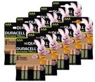 Duracell Oplaadbare AAA / HR03 Ni-Mh Batterijen (40 stuks, 750 mAh)