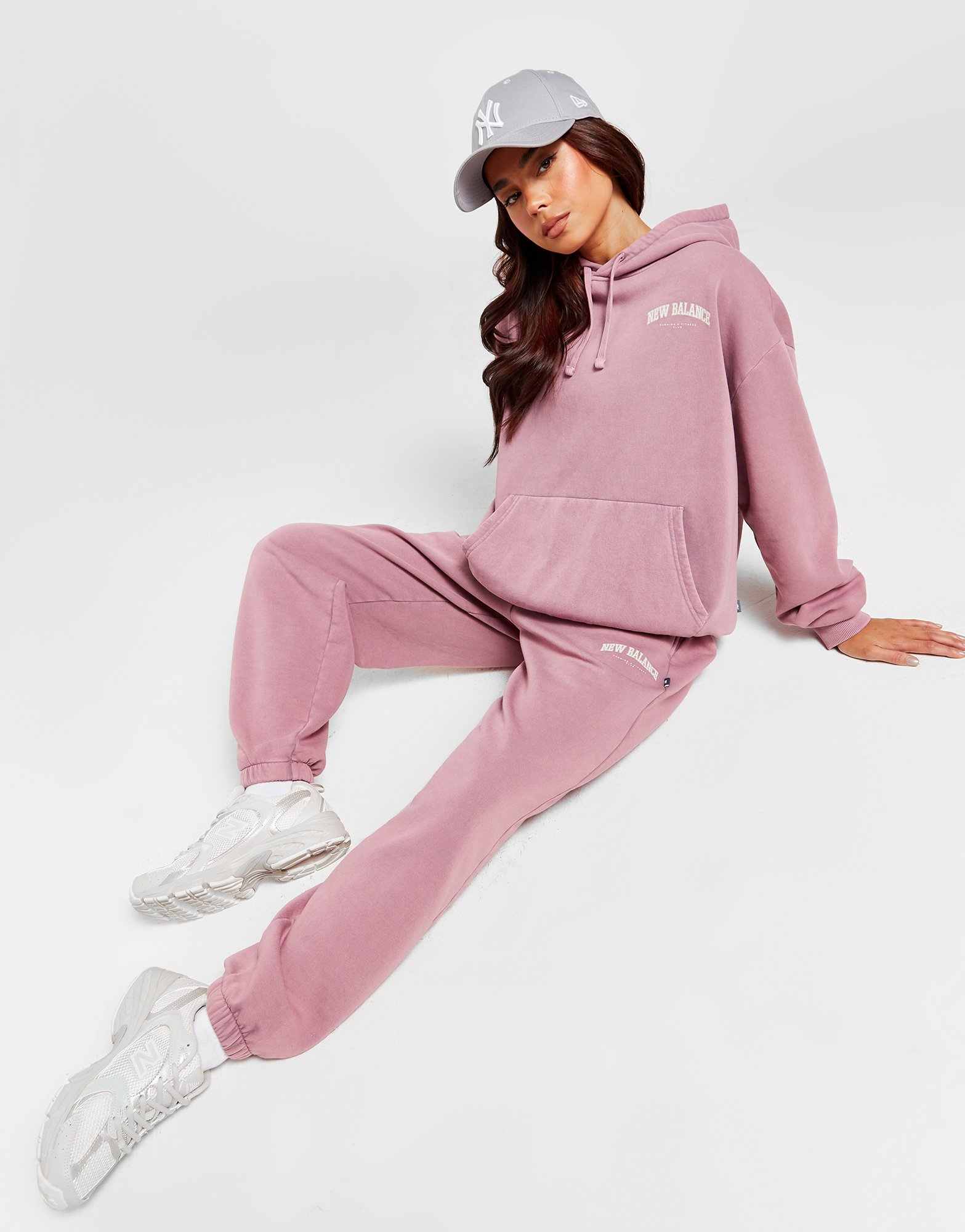 New Balance Pantalon de jogging Logo Washed Femme