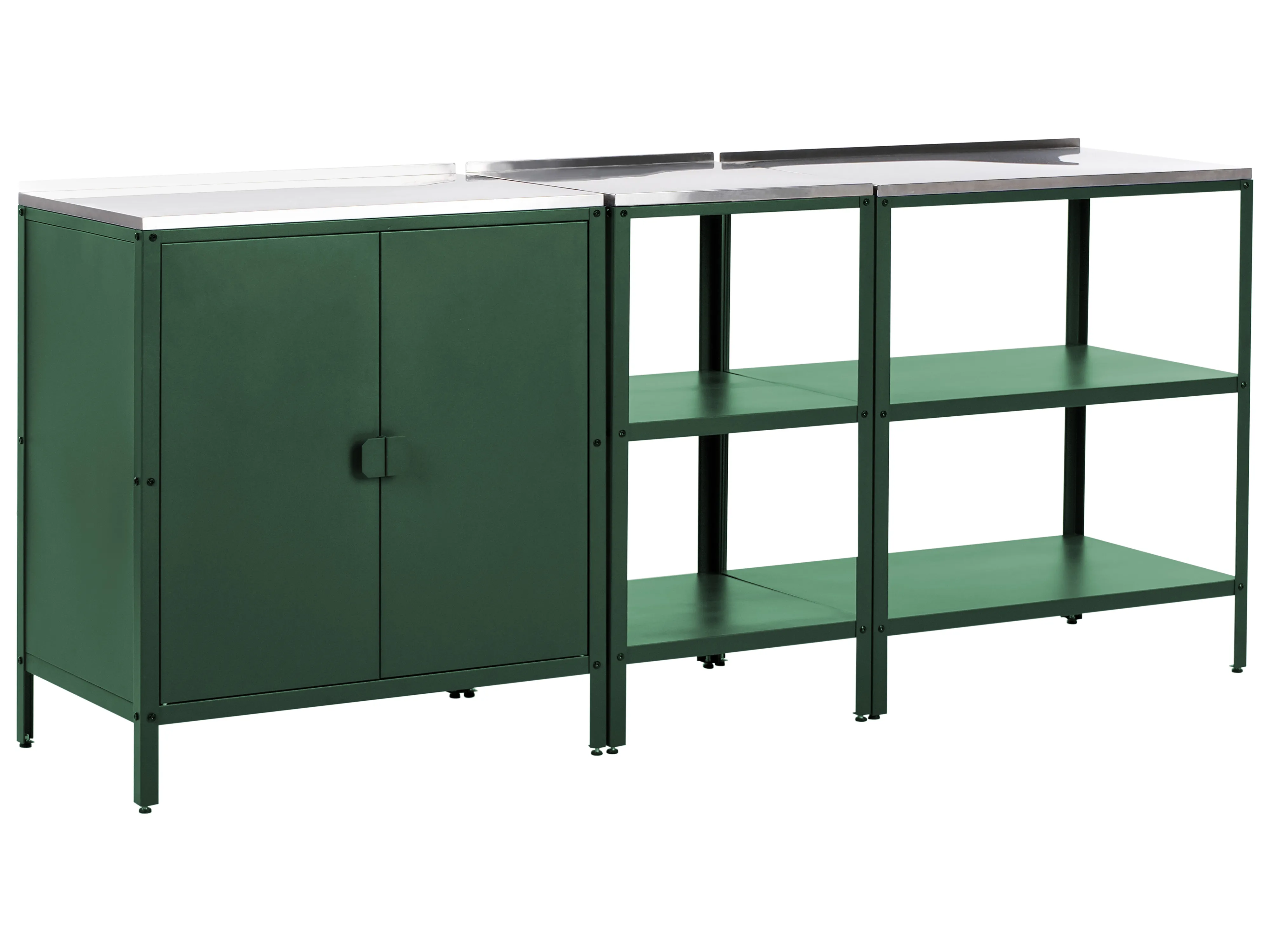 Tuin keukenset 3-delig VILAMA Metaal Groen