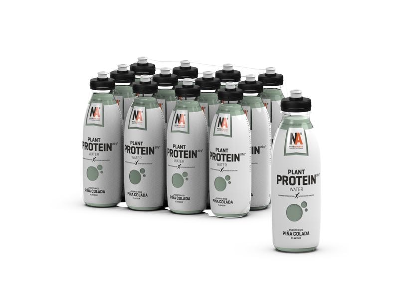 NUTRIATHLETIC Sportgetränk PlanProtein Water Pina Colada, 1 Erfrischungsgetränk